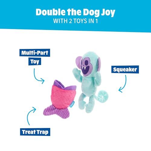 BarkBox Gigi the Fiji Mermaid Dog Toy - Toy for Medium and Large Dogs - color: Gigi the Fiji Mermaid, size: Large