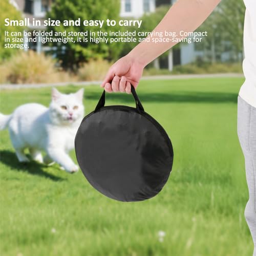 Cat Enclosure, Pop Up Cat Rolling Tent Cube for Outdoor and Indoor - size: cube cat enclosures