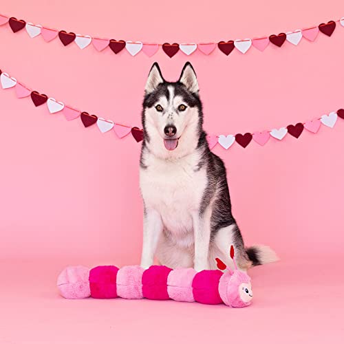 Fringe Studio Large Plush Dog Toy, Love Bug, 7.5" x 24" Long, Pet Shop Collection (289824) - size: Large, style: Love Bug