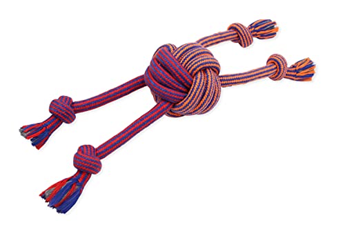 Mammoth Pet Products 43725187: Extra Flossy Chew Monkey Fist Dog Toy, 18In - size: Large 18", style: Monkey Fist w/4 Rope Ends