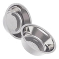 AVERYDAY 48oz Stainless Steel Dog Bowls Set, 2 Pack for Replacement Dogs Bowl Stand, 6 Cups Metal Dog Bowls, 8 Inch Medium Large Dogs Water Bowl for Raised Feeder with Opening 7.24-7.48" - size: Fit 7.24-7.48" Feeder Holes (6 Cups)