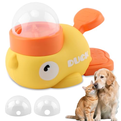 Duck Treat Dispenser – Interactive Slow Feeder Puzzle Bowl for Dogs/Cats