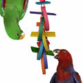 Super Bird Creations SB625 Olympic Rings Bird Toy, Large Bird Size, 15” x 4” x 4”