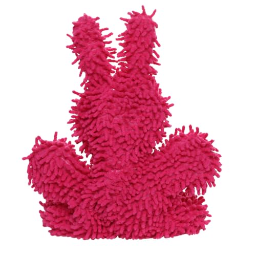 MIGHTY® 2 Pack Microfiber Small RabbitDog Toys - color: 2PK Pink Rabbit
