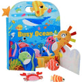 Busy Book for Toddlers 1-3, Busy Board for 1 Year Old, Quiet Books - style: Ocean