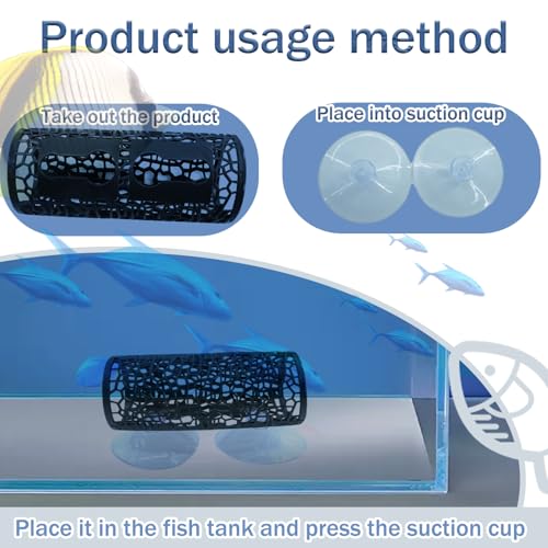 Little Fish Hammock and Little Fish Swimming Tunnel 2-Piece Set Aquarium Small Animal Animal Toys (Black) (Style 1)