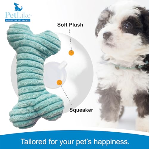 PetLike 8PCS Puppy Teething Toys Set - Interactive Dog Chew Toys with Ball & Cotton Ropes Safe & Durable Teething for Small Puppies(Blue) - color: Blue