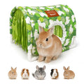 Guinea Pig Hideout Tunnel – Washable Small Animal Hide Tunnel - color: Green