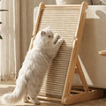 XiaZ Cat Scratcher, 23" Sisal Cats Scratching Board with 5 Adjustable Heights, No Assembly Required, Foldable Cat Scratchers for Indoor Cats and Kittens, Ready to Use - size: 15.7"L x 13.7"W x 23"H