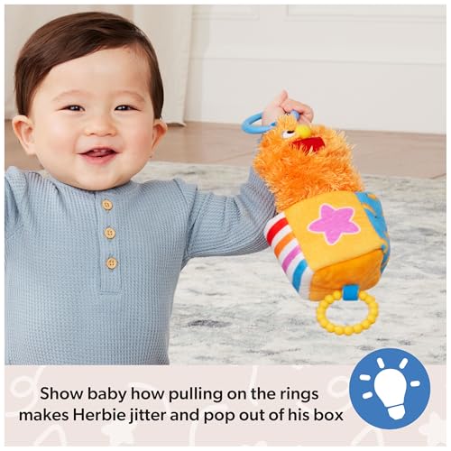 Ms. Rachel Herbie Sensory Take-Along Toy with Jitter & Peek-A-Boo Play - style: Herbie Take Along Toy