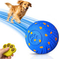 TEYYVN Interactive Dog Toys Dog Ball – 3 Play Modes Smart Moving Bouncing Dogs Ball, E-TPU Smart Dog Ball with Remote Control, Automatic Rolling Dog Toy for Small Medium Dogs to Boredom Relief (Blue) - color: Bronze