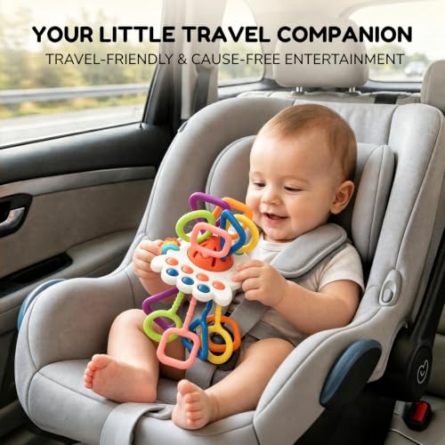 Montessori Pull String Sensory Toy for Toddlers