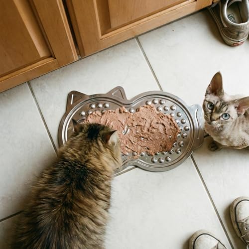Stainless Steel Lick Mat for Dogs & Cats, XL Suction Licking Mat