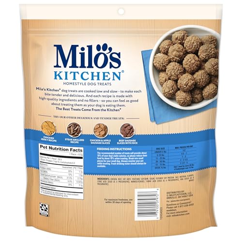 Milo’s Kitchen Chicken Meatballs Dog Treats, 28 Oz. Bag - size: 28 Ounce (Pack of 1)