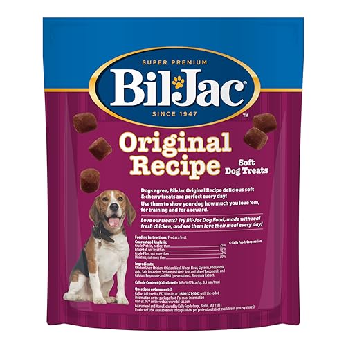 Bil-Jac Original Recipe Soft Dog Treats | Real Chicken Liver | 10 oz Resealable Bag (2-Pack) - size: 10 Ounce (Pack of 2)