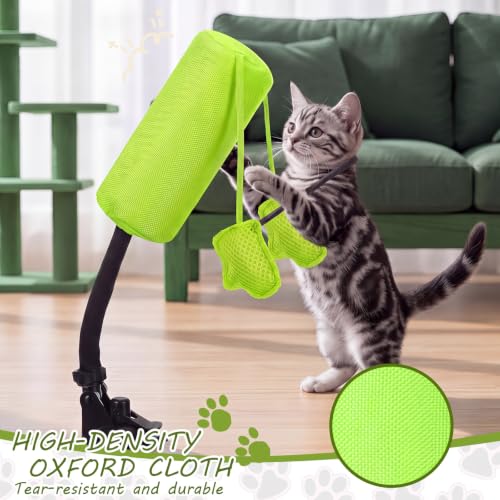 1 Pcs Cat Punch Bag Toy Suction Cup Base Catnip,Neon Green - color: Neon Green