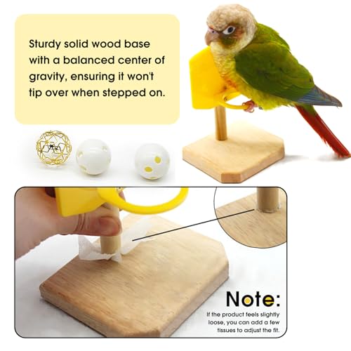 QBLEEV Bird Basketball Toy, Parrot Activity & Foraging Training Toys Set - color: Basketball Toy