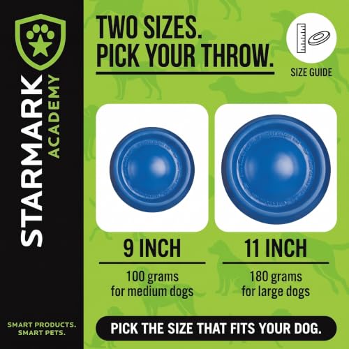Starmark EasyGlide DuraFoam Flying Disc Dog Toy 11-inch - size: 11 in
