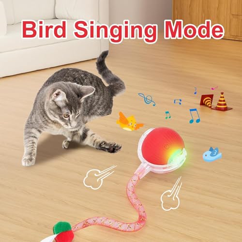 Speed 2.0 Tail Interactive Cat Toys for Indoor Cats, Moving Cat Toy - color: New Yellow