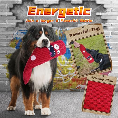 9-Pack Variety Dog Toys for Aggressive Chewers,Medium-Large Dogs - color: For Powerful Chewers（Mad Bunny）