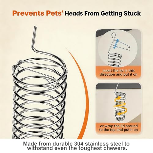 3Pcs Rat Enrichment Toys,Rat Toys for Pet Rats, Bird Food Holder,Parrot Foraging Stainless Steel Food Vegetable Holder Slow Feeder Rodent Cage Accessories