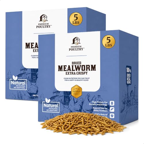 Mealworms for Chickens & Wild Birds,10 Lb - size: 10lb, style: Meal Worms