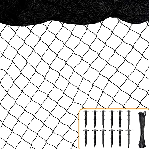 BSTPCOO Bird Netting 50ft x 100ft, Heavy Duty 1 inch Mesh Nylon Nettings - size: 50'×100'-1''