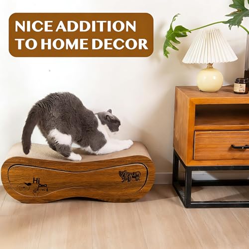 Cat Scratcher, 2 in 1 Cardboard Cat Scratchers for Indoor Cats Scratch Pad - size: 70CM