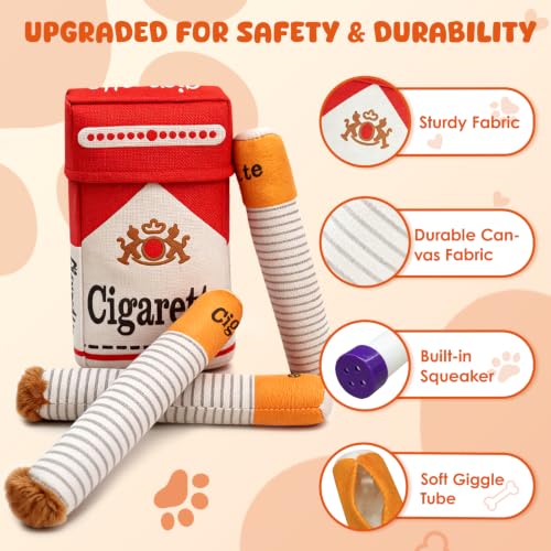 Wdmiya Funny Dog Toys for Small Medium Dogs, Squeaky Interactive Dog Toy