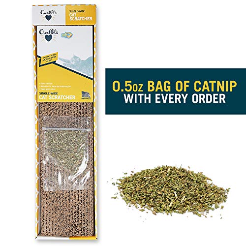 OurPets Straight and Narrow Cat Scratcher Multipack - 3 Pack - size: Pack of 3, style: Single Wide