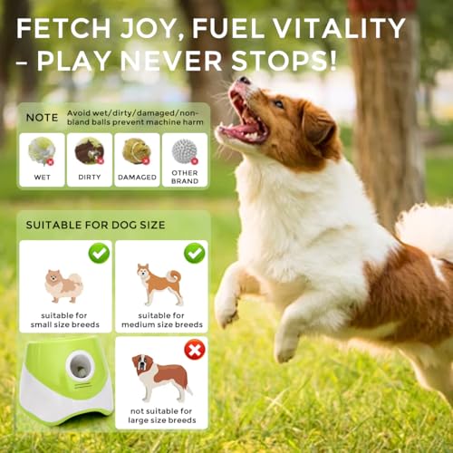 Automatic Ball Launcher for Dogs, 3 Distance Settings