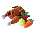 FOUFIT FouFouBrands Hide n Seek Turkey Burrow Nosework Dog Toy