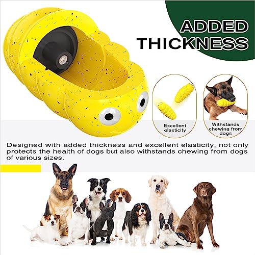 LiuMelinda Dog Chew Toys for Aggressive-Chewers - Indestructible Dog Toy for Aggressive Chewer，Tough Chew Toys for Dogs （Rubber Yellow-Insect） - color: 04-Yellow-Insect