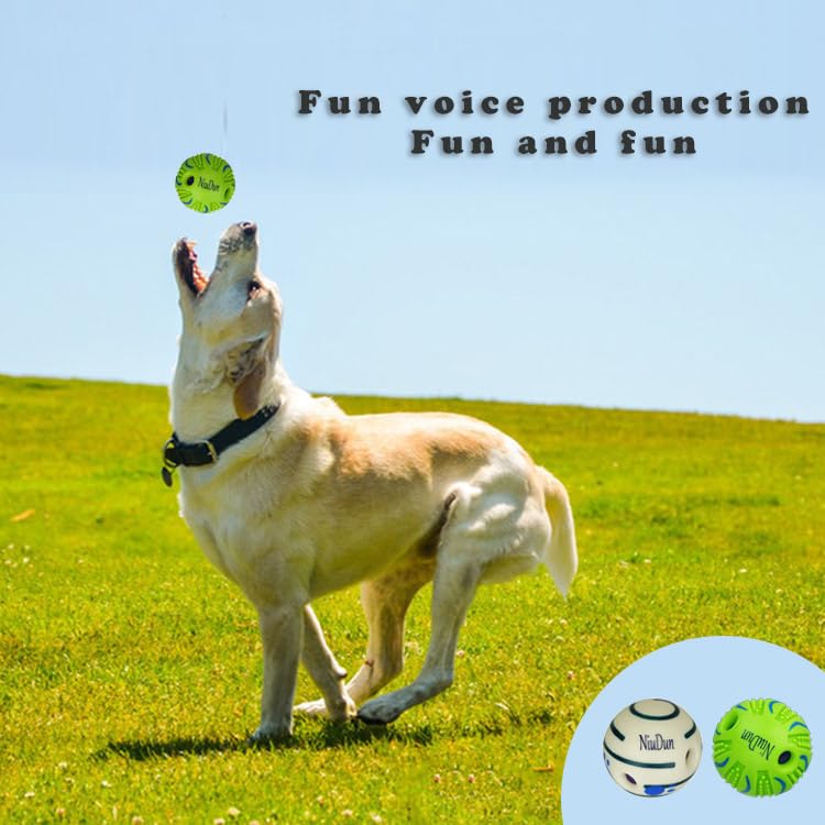 Swing Cluck Ball, A Great pet Dog Toy, Full of Fun. When a Dog Bites it, it can Make Giggles. It's a Beloved Toy for Pets(Dentate Giggle) - color: Dentate Giggle
