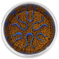 Outward Hound Fun Feeder Stainless Steel Slo Bowl for Dogs, Medium, 8.3" - color: Stainless Steel, size: Medium