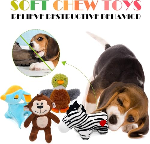 SHARLOVY Dog Squeaky Toys for Small Dogs, Pack 12 - color: Assorted 12 Pack, size: Small