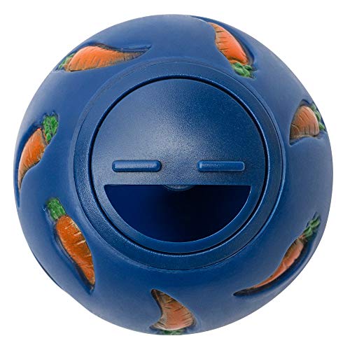 Niteangel Small Animal Treat Ball: Adjustable Treat Dispenser - color: Blue