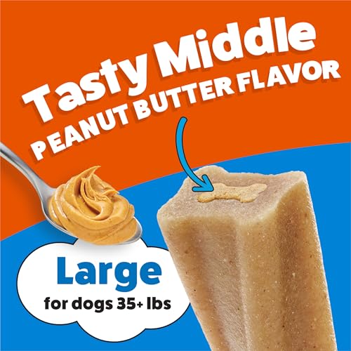 Purina Busy Bone Large Dog Chew Treats, Peanut Butter Flavor, 10 ct Pouch - size: 2.19 Pound (Pack of 1)