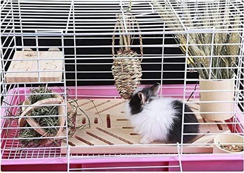Litewoo Rabbit Scratch Board Claw and Teeth Care Chew Toy Bunny Wood Pad, B - color: C 12.60x9.84 inch