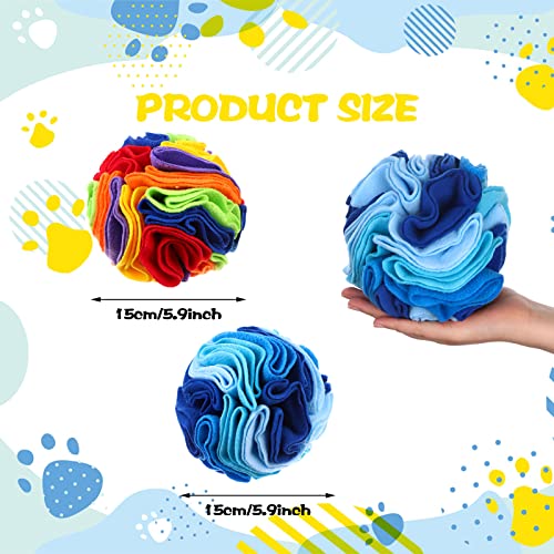 2 Pcs Snuffle Ball for Dogs Interactive Dog Toys Encourage Foraging Skills - color: 2 Pcs