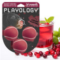 Playology Squeaky Chew Ball Dog Toy - Small, Cranberry Scent, 3-Pack - size: Small (VALUE 3-Pack), style: Cranberry