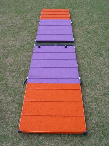 Rubber Surface Dog Agility A-Frame (7'), "On-Wheel Interface is Ready - size: 7'