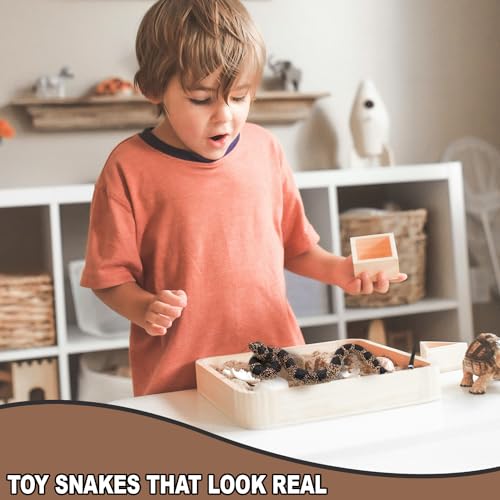 Upitry Rubber Snakes Fake Snake - Rattlesnake Realistic Keep Birds Away - style: 1PCS Soft Rattlesnake