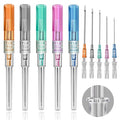 Catheter Needles - Prgislew 5Pcs Mixed Catheter Piercing 14G 16G 18G 20G and 22G Catheter Ear Nose Piercing Hollow for Lip Tongue Belly Nipple Cartilage Piercing Kit - size: Mixed-5pcs