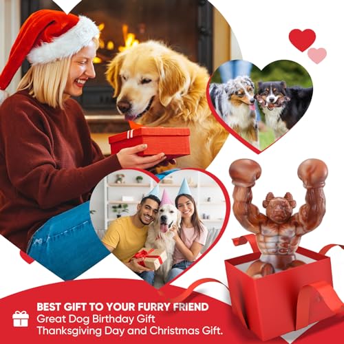 Dog Toys for Aggressive Chewers, Indestructible Dog Toys, Tough Toys for Aggressive Chewers to Keep Them Busy, Dog Chew Toys for Small/Medium/Large Dogs - color: Light Brown
