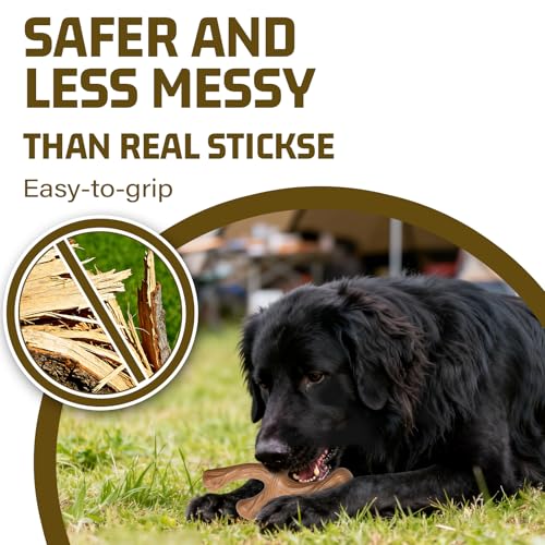 Indestructible Dog Toys for Aggressive Chewers, Durable Long-Lasting Dog Chew Toys for Medium & Large Breed 25-80 lbs, Tough Wood Chewing Sticks for Teeth Cleaning, Stress & Boredom Relief - color: X