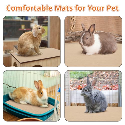 15.7 x 39.3 Inch Self-Adhesive Rabbit Scratch Mat, Cut-to-Fit
