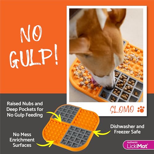 Lickimat Slomo, Dog Slow Feeding Lick Mat, Boredom Anxiety Reducer, Turquoise - color: Turquoise