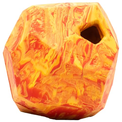 Ruffwear, Gnawt-a-Rock, Interactive Dog Toy, Salamander Orange - color: Salamander Orange