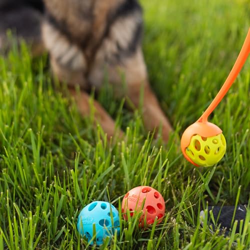 Messy Mutts Totally Pooched Huff n Puff Ball, 3.1 Inch, Puzzle, Green - color: Green